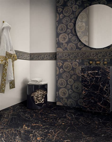 versace rivestimenti per bagno 40x40|Versace Ceramics .